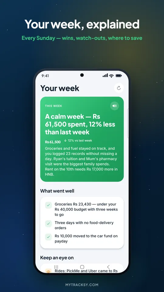 Your week explained: the Sunday coach note